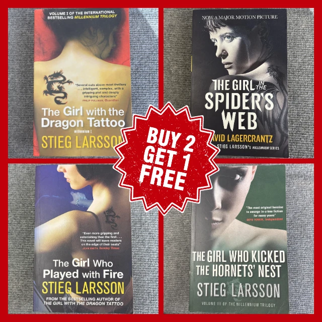 Stieg LARSSON NOVELAS MILENARIAS ELIGE TUS TÍTULOS Ahorra Post Compra 2 Obtén 1 GRATIS❤ Foto 1 de 3