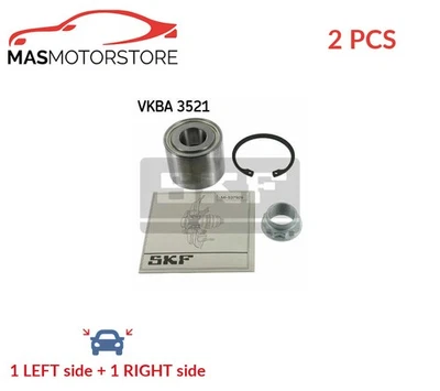 WHEEL BEARING KIT SET PAIR REAR SKF VKBA 3521 2PCS P NEW OE REPLACEMENT - Image 1 of 4