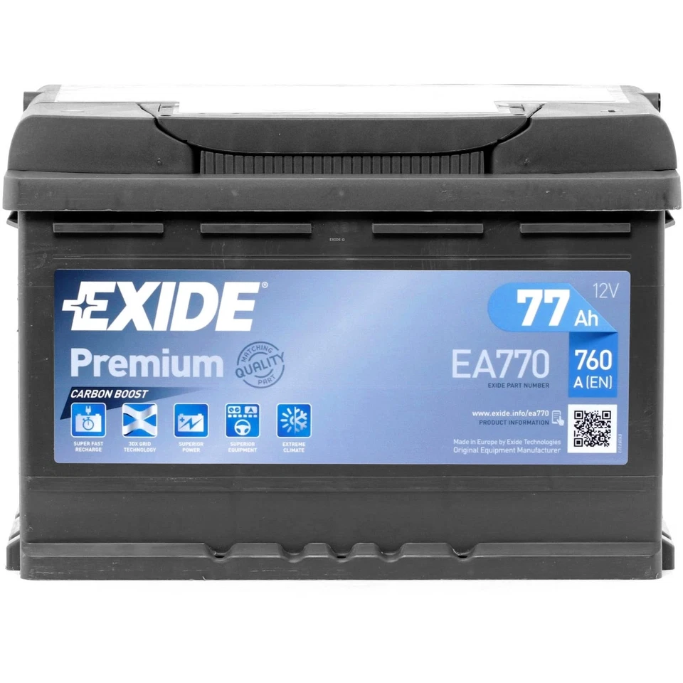 Exide Batterie de Démarrage VW Golf IV 1j1 Audi A3 8p1