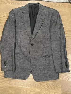 Vintage Y2K black and white Armani Collezioni blazer size 40R - Image 1 of 4