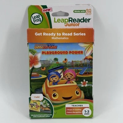 Leap Frog Leap Reader Tag Jr Team Umizoomi Playground Power Book Math Counting - Image 1 of 2