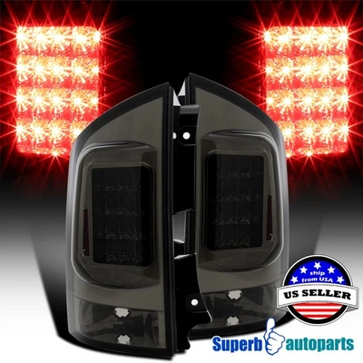 Fits 2005-2015 Armada LED Brake Tail Lights Smoke Lamp Replacement - Image 1 of 4