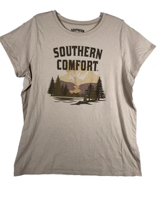 Torrid Damen Southern Comfort Baumwollmischung T-Shirt Beige 3XL Mountain Lake - Bild 1 von 5