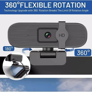 Jelly Comb Computer Webcam 1080P Full HD Web Camera USB w/ Built-in Microphone - Afbeelding 1 van 5