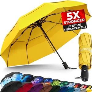 Strongest Windproof Travel Umbrella (Compact, Superior & Beautiful), Small St... - Picture 1 of 8