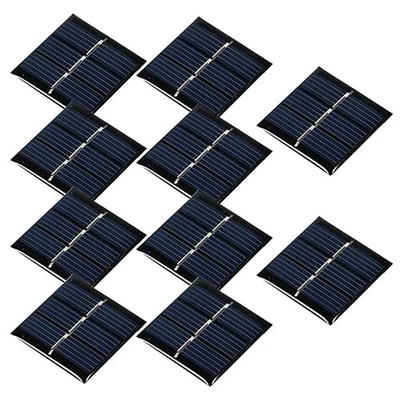 10pcs Mini Solar Panel Cell 1 5V 60mA for Solar Energy Projects and Systems - Bild 1 von 4