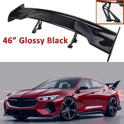Black 46 "GT-Style Rear Trunk Spoiler Lip Racing Wing For Pontiac Grand Am GT P Foto 1 de 4