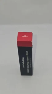 BRAND NEW!MAC Cosmetics Powder Kiss Lipstick Ruby New 935 0.10oz/ 3g - Picture 1 of 2