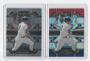 Ryne Sandberg 2024 Select Concourse & Red/Blue paralle #86 w/sleeves 2 card lot - Picture 1 of 2