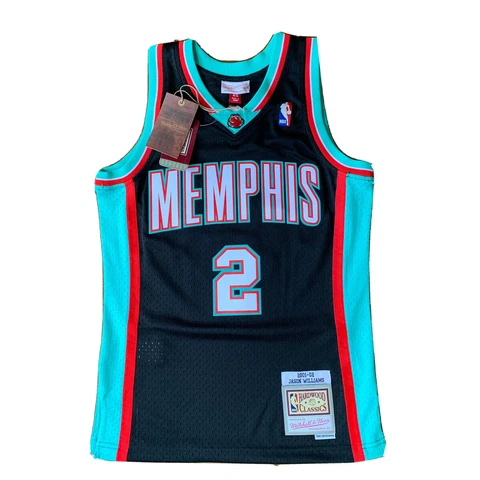 Men's Mitchell & Ness Black NBA Memphis Grizzlies Jason Williams Swingman Sz XS Cover