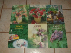 Lot 6 Vintage Ideals Magazine Mother's Day 1985-1990 - Imagen 1 de 1