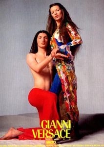 1993 Gianni Versace Richard Avedon Kate Moss 1-page MAGAZINE AD - Picture 1 of 1