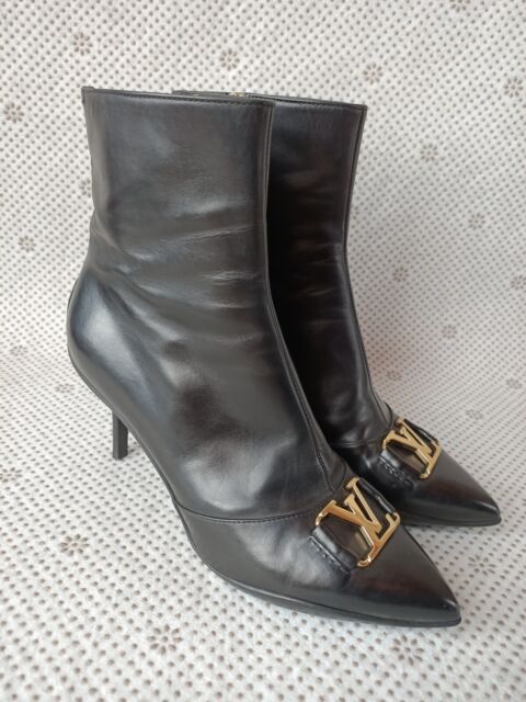 Louis Vuitton Matchmake Ankle Boots in Black 37 