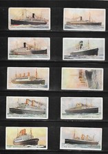 Wills 1925 Merchant Ships Of The World set (50) Cigarette cards