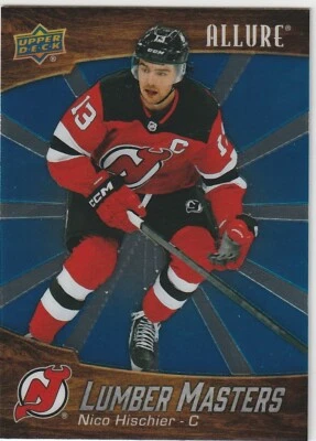 2023-24 Upper Deck Allure #LM-12 Nico Hischier Lumber Masters Devils - Image 1 of 2