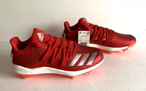 Botines de béisbol Adidas Adizero Afterburn para hombre DB3435 rojo blanco metal talla 6,5 - Imagen 1 de 12