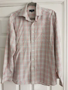 Peter Werth white check shirt size 3 large - Picture 1 of 4