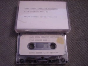RARE PROMO Film Scoring Reel #1 DEMO CASSETTE TAPE unreleased Wayne Tester score - Picture 1 of 1