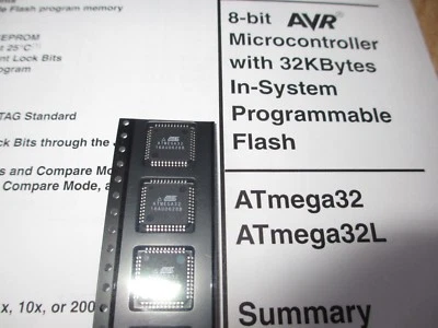 5 PIEZAS Microcontroladores Atmel ATMEGA32-16AU 16MHZ 44TQFP Nuevo Vendedor de EE. UU. Foto 1 de 3