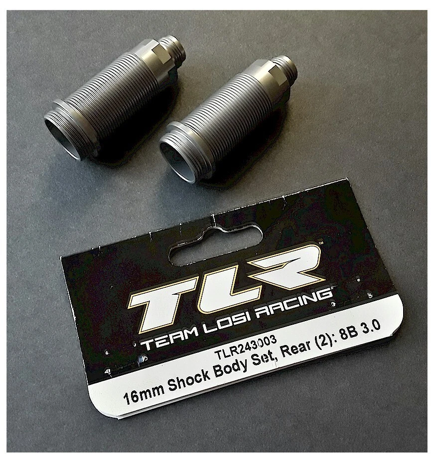 Team Losi Racing 16mm Shock Body Set Rear 2 8IGHT Buggy 3.0 TLR243003 - Image 1 of 1