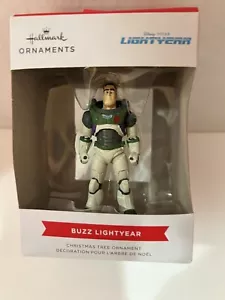 Disney Pixar BUZZ LIGHTYEAR Toy Story Hallmark Christmas Ornament White Box NEW - Picture 1 of 3