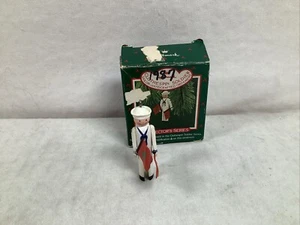 1987 Punze Ornament - Wäscheklammer Soldat Matrose 6. in der Serie - Bild 1 von 1