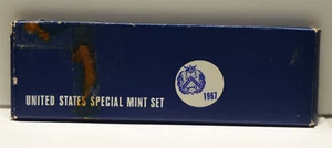 1967 US Special Mint Set OGP (Cracked Case) Nice Half - Picture 1 of 3