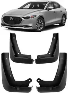 New Full Set Splash Guards Mud Flaps Fender For 2019-2025 Mazda 3 Sedan - Picture 1 of 7