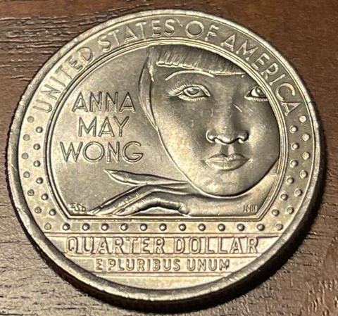 Anna May Wong P quarter UNUM Error Cover