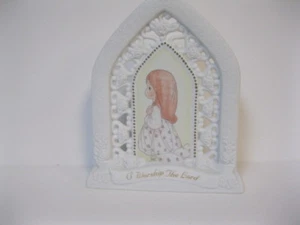 Precious Moments "O Worship The Lord" Scripture Plaque 1997 John15:11 worship - Picture 1 of 6