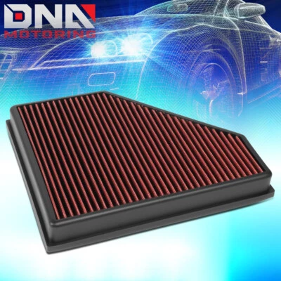 PARA BMW 335D 2009-2011 2 PIEZAS LAVABLE ALTO FLUJO MOTOR FILTRO DE AIRE PANEL Foto 1 de 4