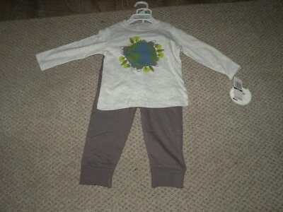 Koala Kids Make Every Day Earth Day para niños 2 piezas Conjunto Camisa Pantalones 12-18 Meses Nuevo Con Etiquetas Foto 1 de 4