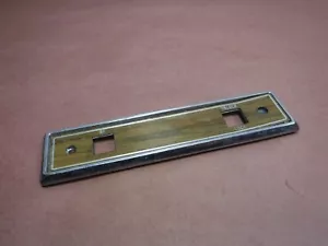 Jeep Grand Wagoneer SJ 84-91 Front Passenger Door Switch Trim Plate Factory OEM - Picture 1 of 4