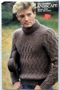 Cleckheaton Knitting Pattern Design 0103 - LANDSCAPE - Sizes: 86-112cm - Picture 1 of 2