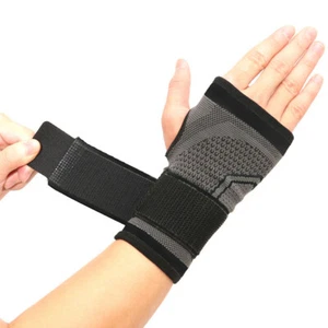 Wrist Support Sleeve Bandage Adjustable Hand Strap for Sprain RSI Sport UK STOCK - Picture 1 of 2