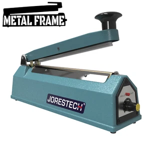 8" Impulse Wärmeversiegelung Handtaschen Kunststoffversiegelung 5 mm Hand Metall Maschine - Bild 1 von 6