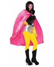 Supereroe Rosa Mantello Costume Adulto