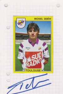 FUSSBALL KARTE MICHAEL DEVEVE TOULOUSE FC ORIGINAL SIGNATUR - Bild 1 von 1