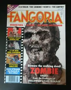 FANGORIA : ISSUE 8 : 1980 : ZOMBIE/CARPENTER/GEORGE PAL/HEARSE : VG PHOTO'S - Picture 1 of 4
