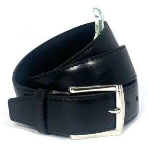 Leather Black Money Belt / Travel Belt - Large - Picture 1 of 2