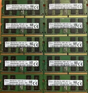 LOT OF 10 SK Hynix 16GB DDR4 2400MHz PC4-19200 SO DIMM HMA82GS6AFR8N-UH - Picture 1 of 1