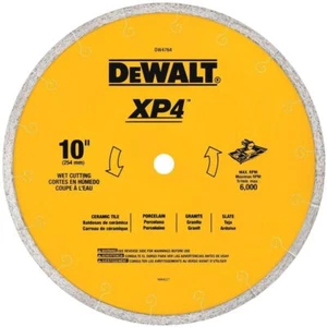 DEWALT DW4764 10-Inch by .060-Inch Premium XP4 Tile Blade Wet - Picture 1 of 7