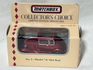 1994 Matchbox Collectors Choice Ford Model A Hot Rod, Red, #5, 1/64, HTF, NIB - Picture 1 of 2