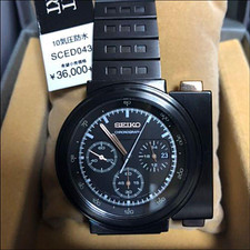 SEIKO GIUGIARO SCED043 Watch ALIENS 2 RIPLEY SPIRIT LE 2000 Chronograph Japan