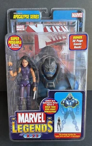 NEW MARVEL LEGENDS: X-23 ACTION FIGURE TOYBIZ APOCALYPSE BAF SERIES PurpleOutfit - Picture 1 of 8