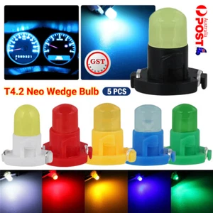 5-20pcs T4.2 Neo Wedge Bulb Dash Panel A/C Climate Control Light Lamp 12V - Picture 1 of 18