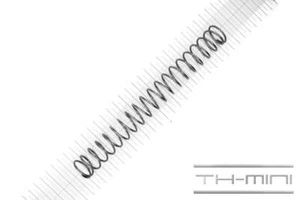 Resorte de presión 2mm aplicado 25x205,5mm 9,7kg espiral acero inoxidable metal - Imagen 1 de 1