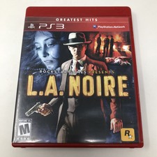 L.A. Noire Sony PlayStation 3 PS3 Greatest Hits Video Game Complete Tested CIB 