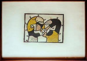 Chersicla Bruno "Rogers & Hart" 1987 Xilografia P.d'A. N° 3/10. Grafica Uno - Foto 1 di 1