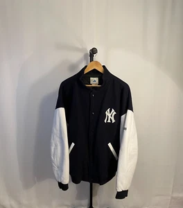Vintage New York Yankees Wool/Leather Varsity 100th Anniversary Jacket XL - Picture 1 of 4